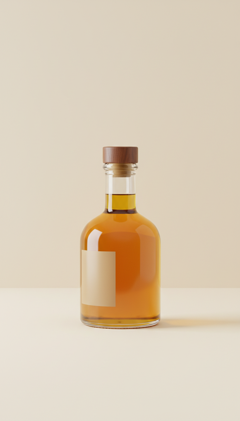 Geröstetes Walnussöl im Glas