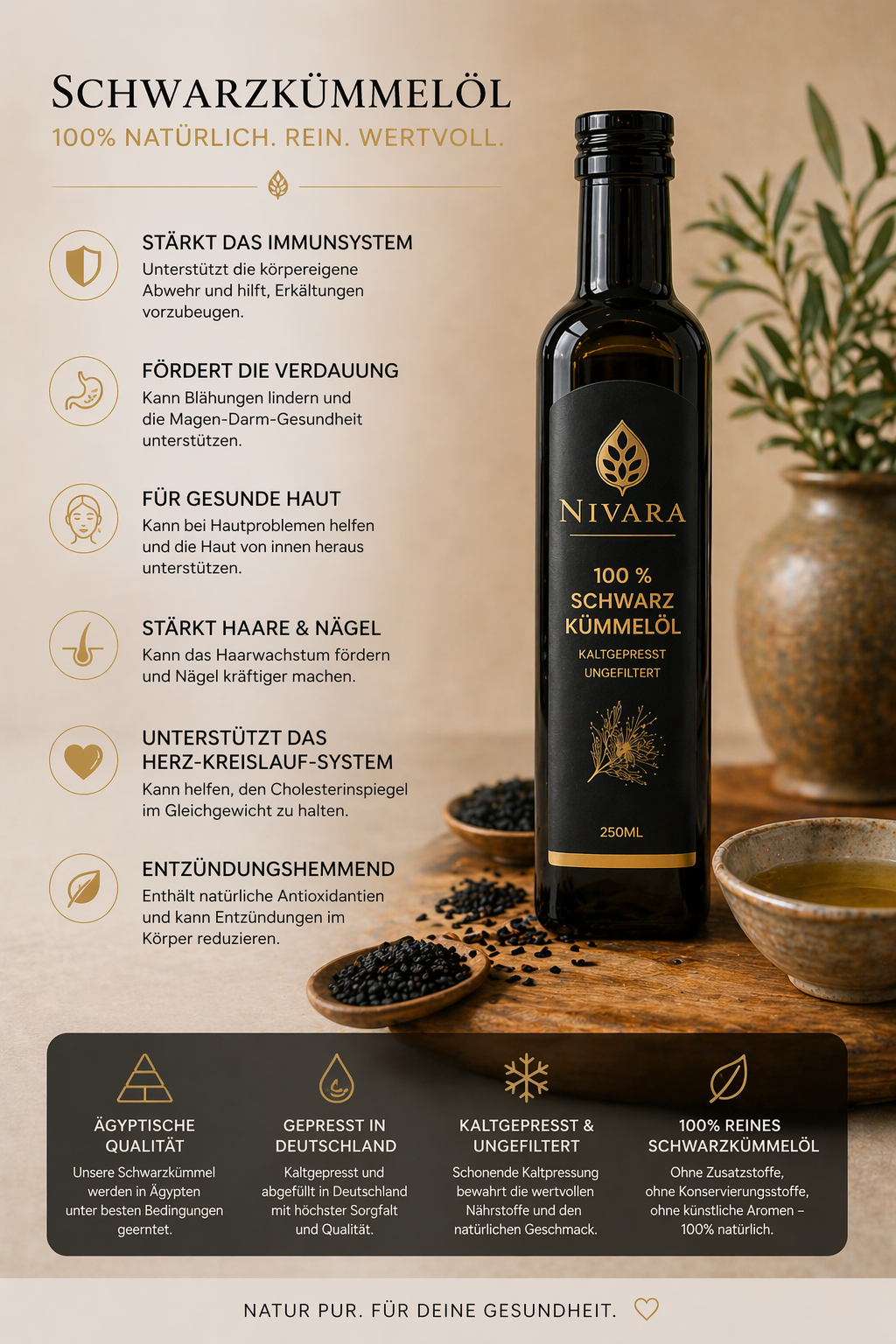 NIVARA Premium Schwarzkümmelöl